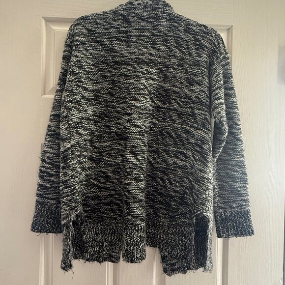 Vince Camuto Black White Women's Knit Cardigan Small - Picture 3 of 5